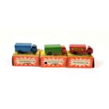 Benbros Mighty Midgets No.23 Delivery Vans (i) Dunlop, red BPW (ii) orange/green MW (iii) metallic