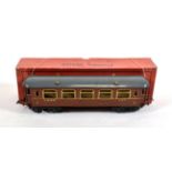 Hornby Series O Gauge No.2 Saloon Coach LNER with correct company sticker to end (E-G box G)