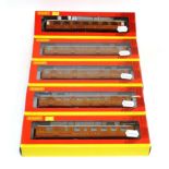 Hornby (China) OO Gauge LNER Coaches 4170 Brake end, 4170A Brake end, 4171 All 1st, 4172 All 3rd and