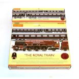 Hornby (China) OO Gauge R2370 The Royal Train Set and R4197 The Royal Train coach set (both E