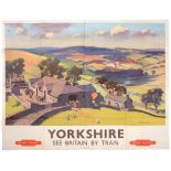 BR(NE) Poster Yorkshire - See Britain By Train By Gyrth Russell quad royal (G, folded)