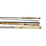 An Abu Garcia three-piece graphite fly rod, ''SVR-XXI 14' 400 cm 9-10 F11 No. 919809'', nylon bag;