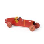 Compagnie Industrielle Du Jouet (CIJ) P2 Alfa Romeo an unusual wooden example from the makers of the