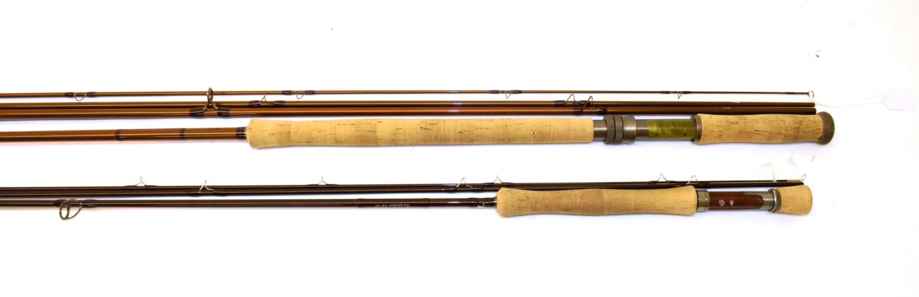 A Sharpes of Aberdeen ''The Gordon 2'' four-piece graphite fly rod, 14'0'' #9/10, cloth bag, rod