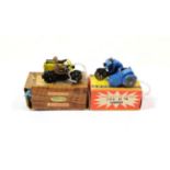 Benbros TV Series 3 AA Motorcycle and sidecar (G box G) Mighty Midget RAC motorcycle and side car (