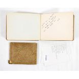 Autograph Book including Morecambe & Wise signed by one individual, Tommy Cooper, Terry Hall & Lenny