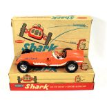 Remco Two Battery Driven U-Control Racing Cars both in orange plastic (both G boxes G-F) (2)