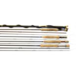 Four Various Greys Fly Rods, all in cloth bags, comprising Greyflex M2 #7/8, three-piece, graphite