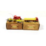 Benbros TV Series 8 Foden timber tractor red/yellow MW (E box E-G) 20 Flat truck red/yellow MW (G-