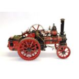 Traction Engine Live Steam Scale Model constructed to an excellent standard with smoke box plate '