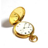 An 18 carat gold cased hunter pocket watch