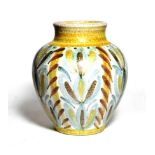 A Bourne Denby Glyn Colledge baluster vase