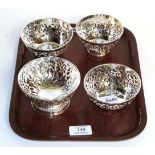 Four various Elizabeth II silver bowls, each by C. J. Vander, Sheffield, two 1999, 2003 and 2004,