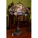 A Tiffany style table lamp