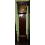 A George III oak thirty hour long case clock, the dial signed Jarves, Dalton