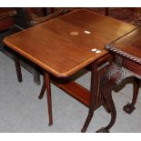 An Edwardian inlaid mahogany Sutherland table