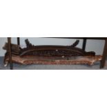 Three rosewood simulated carved pelmets, approximately 215cm wide Provenance: From storage in the