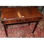 A George III mahogany tea table