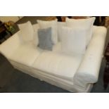 A modern three seater settee