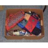Eight assorted 1980s hand knits - mainly cotton 'art' cardigans and waistcoats labelled Rowan,
