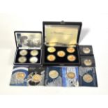 Elizabeth II (1952-), Britannia 'Golden Silhouette Collection', a set of 5 Britannia proof one ounce