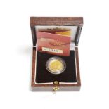 Britannia Gold Proof £10 2003, 1/10 ounce fine gold, in case of issue, with certificate, FDC