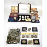 Miscellaneous Silver Coins and medals: Windsor Mint Royal Air Force Diamond Jubilee set, 1978, three