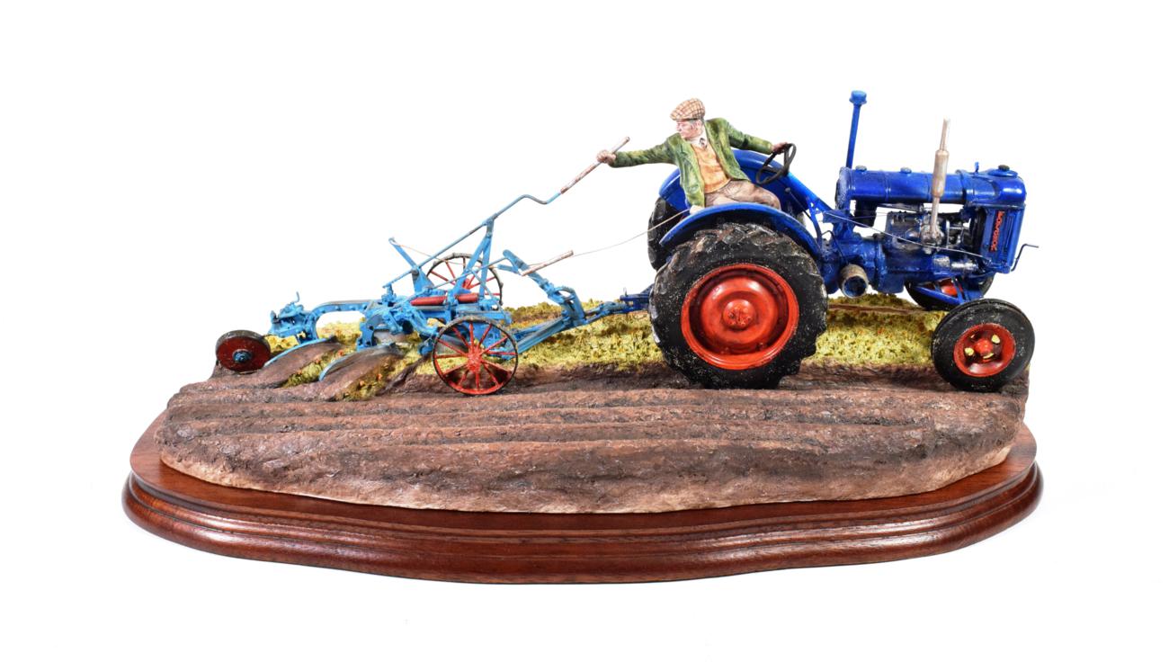 Border Fine Arts 'At the Vintage' (Fordson E27N Tractor), model No. B0517 by Ray Ayres, limited