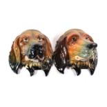 Beswick Dog Plaque, model No. 668; and another (2)