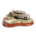 Border Fine Arts 'A Day in the Country' (Morris 100 Traveller), model No. JH93 by David Walton,