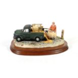 Border Fine Arts 'To the Tup Sale' (Morris 1000 Pick-Up), model No. JH72 by David Walton, limited