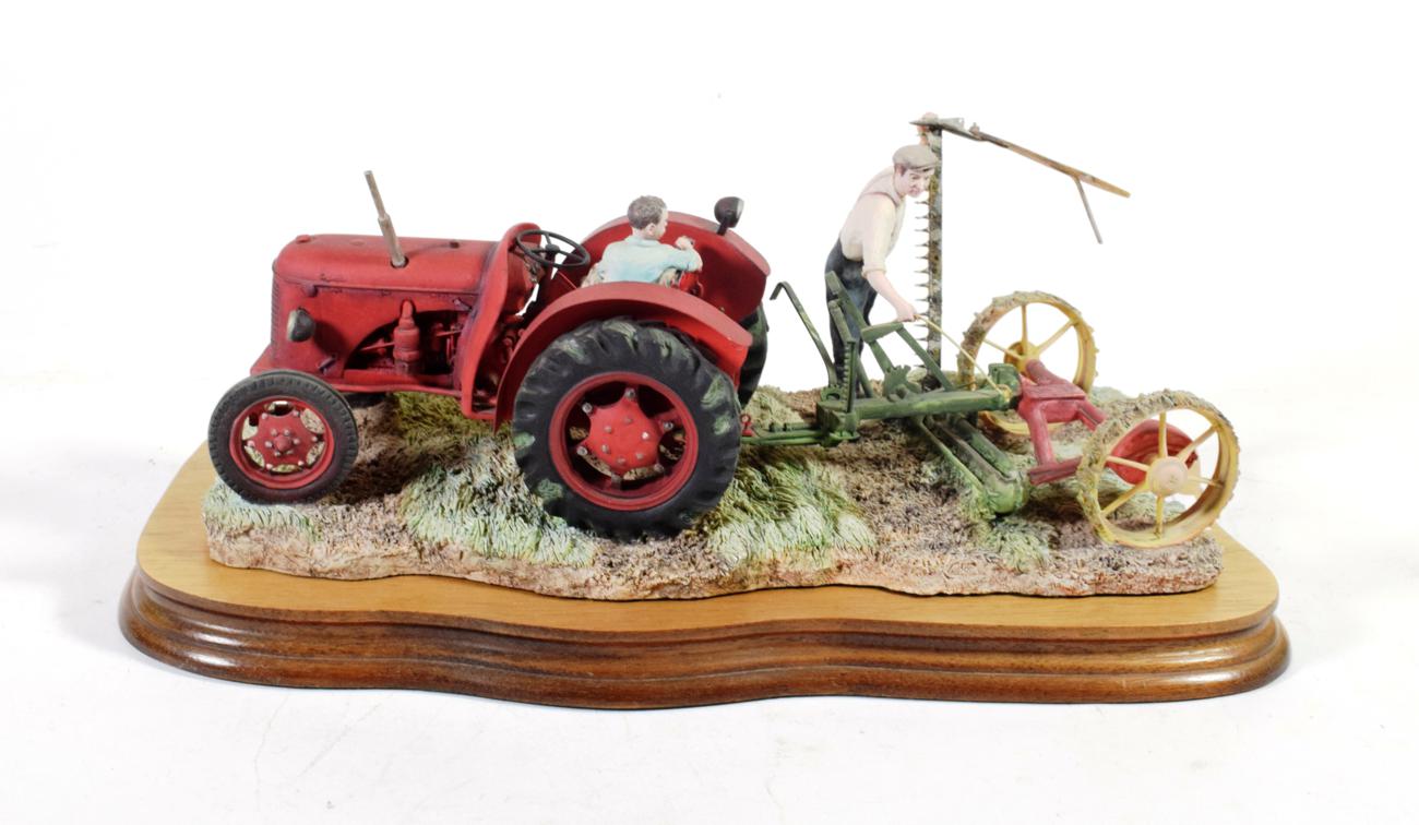 Border Fine Arts 'The First Cut' (David Brown Cropmaster), model No. JH70 by Ray Ayres, limited