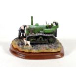 Border Fine Arts 'Starts First Time' (Fowler Diesel Crawler Mark VF), model No. B0702 by Ray