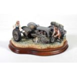 Border Fine Arts 'Changing Times' (Ford Ferguson 9N), model No. B0912 by Ray Ayres, on wood base,