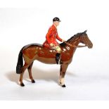 Beswick Huntsman, (Style Two: Standing), model No. 1501, brown gloss, with box