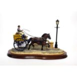 Border Fine Arts 'Delivered Warm' (Horse-drawn baker's van) model No. B0040 by Ray Ayres, limited