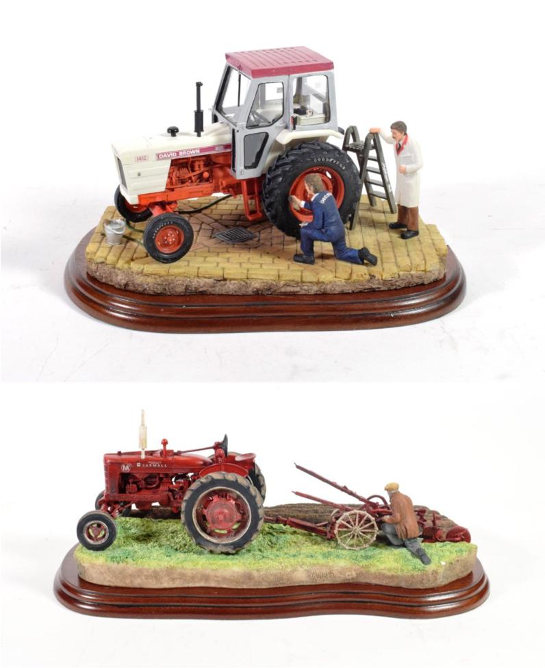Border Fine Arts Studio Tractor Models Comprising: 'Getting Ready for Smithfield', model No.