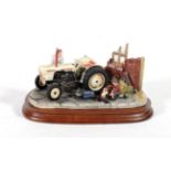 Border Fine Arts 'Like Father Like Son', model No. B0859 by Ray Ayres, on wood base, with box