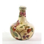 A Wedgwood for Humphrey Taylor & Co London floral decorated decanter