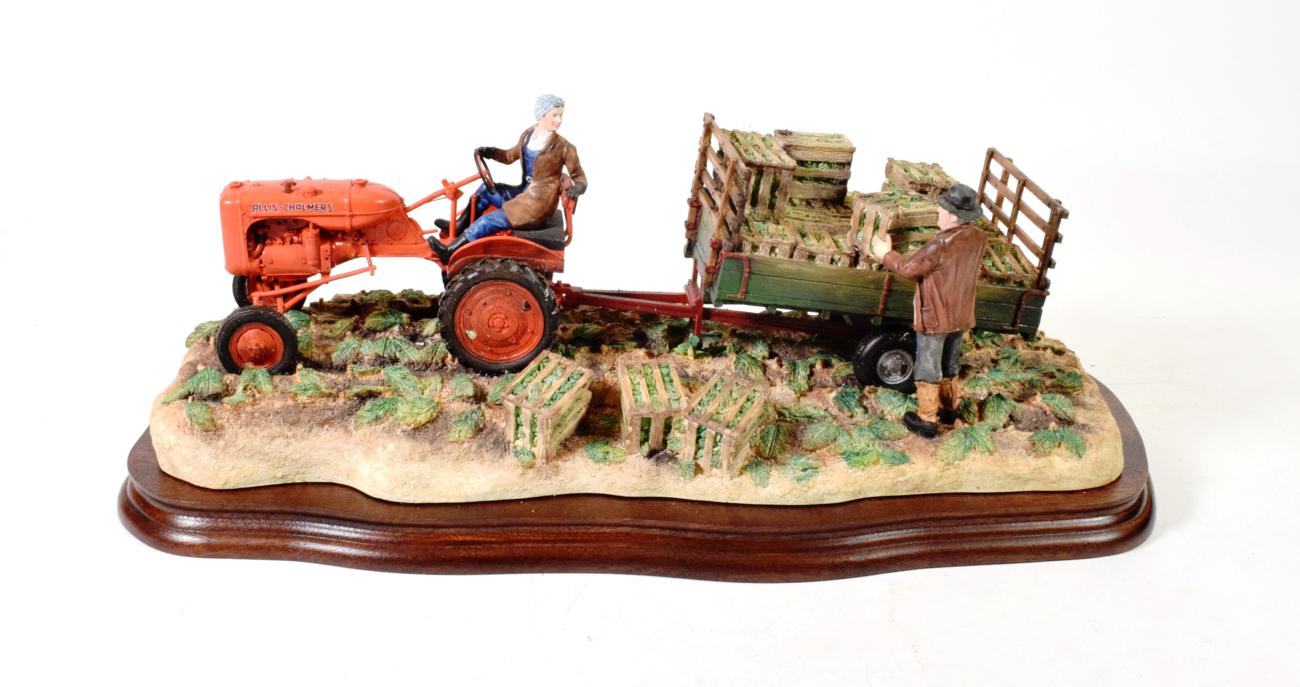 Border Fine Arts 'Cut and Crated' (Allis Chalmers Tractor), model No. B0649 by Ray Ayres, limited