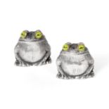 A Pair of Elizabeth II Silver Salt and Pepper-Shakers, by Whitehill Silver and Plate Co.,