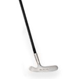 An Elizabeth II Silver-Mounted Golf-Putter, by Vander, Sheffield, 2002, of typical form, the