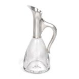 An Elizabeth II Silver-Mounted Glass Claret-Jug, The Silver Mounts by Francis Howard Ltd., London,