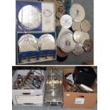 A large quantity of silver-plate