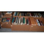 Six boxes of books on furniture, porcelain, silver and other arts and antique collecting, inc.