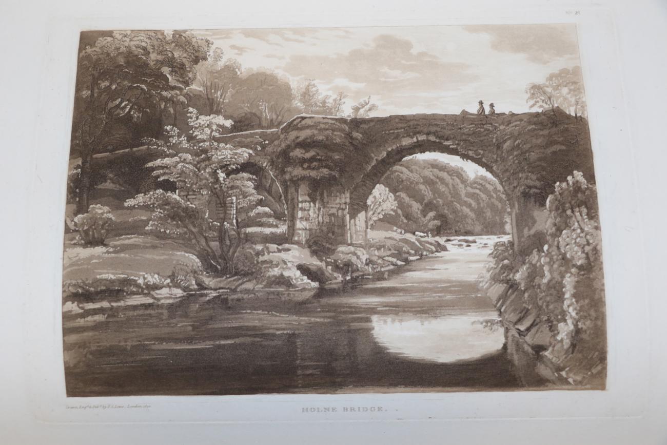 Lewis, Frederick Christian Scenery of the River Dart. F.C. Lewis, 1821. Folio, recent half green - Image 2 of 2