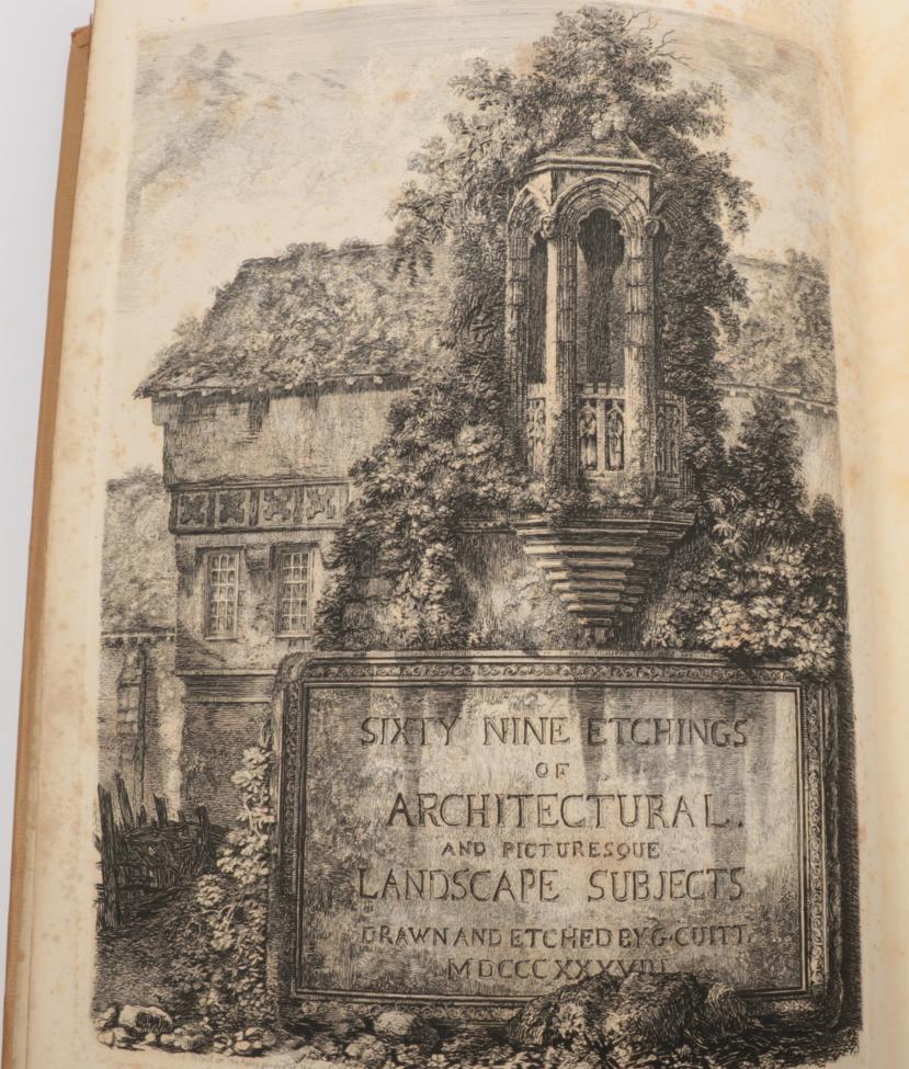 Cuitt, George Wanderings and Pencillings Amongst Ruins of the Olden Time. M.A. Nattali, 1848. Folio, - Image 2 of 2