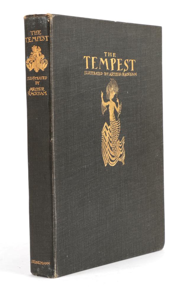 Rackham, Arthur (illus); Shakespeare, William The Tempest. William Heinemann, 1926. 8vo, org. cloth;