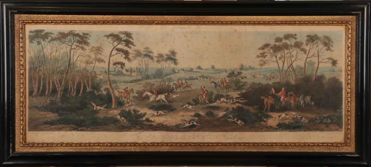 After Dean Wolstenholme the Younger (1798-1882) Fox Hunting Handcoloured engravings, each: 25cm by - Image 7 of 12