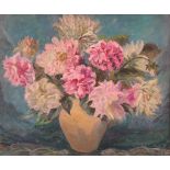 Elizabeth Campbell Fisher Clay (1871-1959) Still life of flowers Signed, oil on canvas, 50cm by 60cm